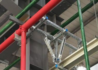 南川该抗震支架的整体式支吊架结构协调性好